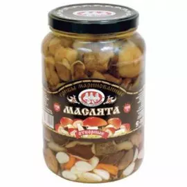 Маслята маринованные Скатерть Самобранка 370 гр