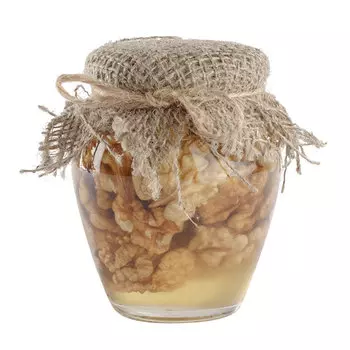 Мед (Ферма Мамдеев Э.Ш.) акациевый с грецким орехом 215 г