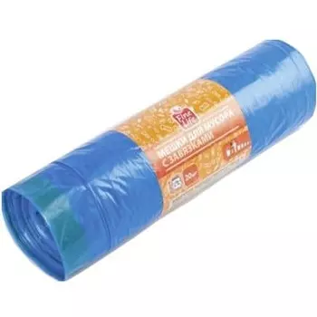 Мешки для мусора Fine Life 120л с завязками (20шт)