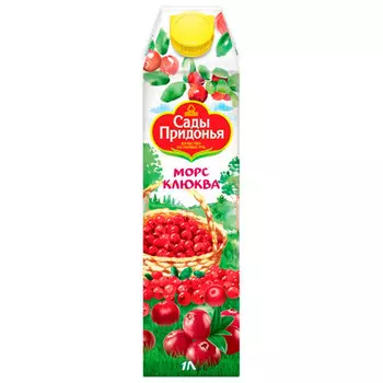 Морс Сады Придонья Клюква 1 литр