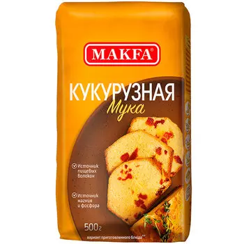 Мука Makfa кукурузная 500 гр