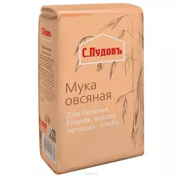 Мука С.Пудовъ овсяная 400 гр