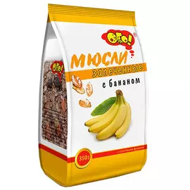 Мюсли ОГО! запечённые с бананом 350 гр