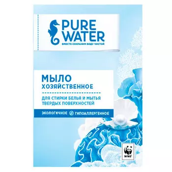 Мыло хозяйственное Pure Water 175 гр
