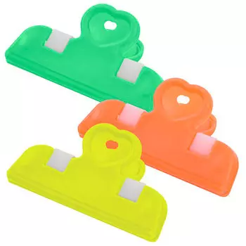 Набор зажимов Мультидом для пакетов 3 шт