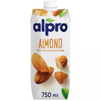 Напиток Alpro миндальный 1,1% 750 мл