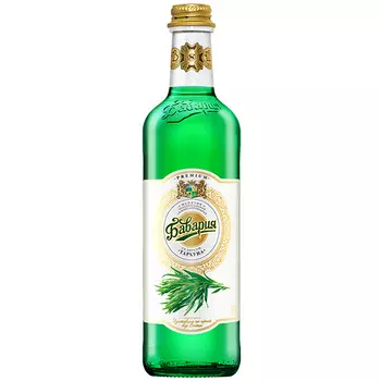 Напиток Бавария со вкусом Тархуна 0.5 литра, газ, стекло, 12 шт. в уп.