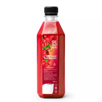 Напиток Gedonia Каркаде, барбарис 0.5 литра, без газа, пэт, 20 шт. в уп.