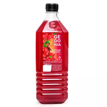Напиток Gedonia Каркаде, барбарис 1 литр, без газа, пэт, 16 шт. в уп.