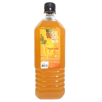 Напиток Gedonia Май тай 1 литр, без газа, пэт, 16 шт. в уп.