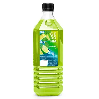 Напиток Gedonia Мохито 1 литр, без газа, пэт, 16 шт. в уп.