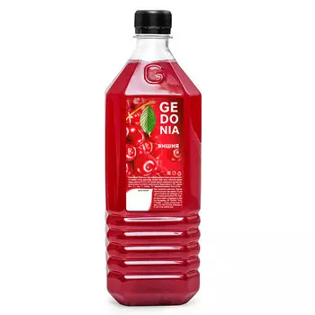 Напиток Gedonia Вишня 1 литр, без газа, пэт, 16 шт. в уп.