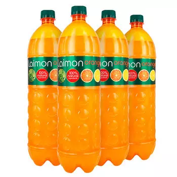 Напиток Laimon Fresh Orange 1.5 литра, газ, пэт, 6 шт. в уп.