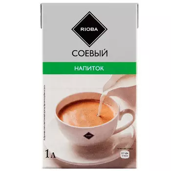 Напиток Rioba соевый 3,2 % 1 литр