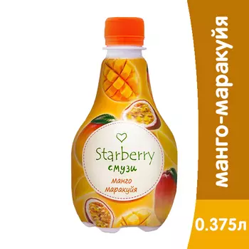 Напиток Смузи Starberry Манго-Маракуйя 0,375л пэт (6шт)