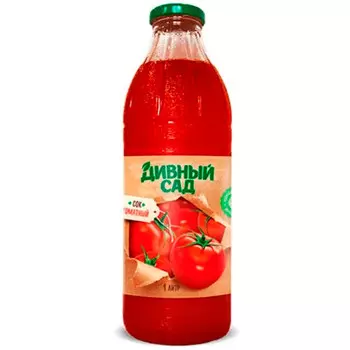 Напиток сокосодержащий Дивный Сад 3+ томатный 1 литр