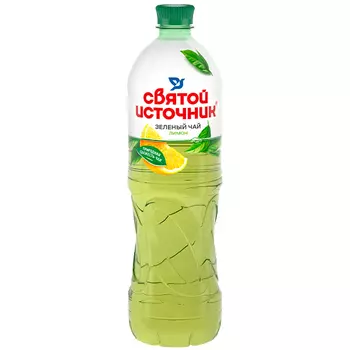 Напиток Святой источник Зеленый чай Лимон 1 литр, пэт, 6 шт. в уп.