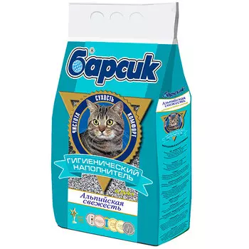 Наполнитель Барсик Альпийская свежесть впитывающий 4,54 л