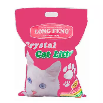 Наполнитель для кошачьих туалетов Long Feng силикагелевый 3,8 литра