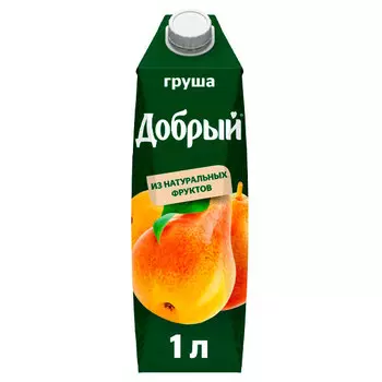 Нектар Добрый груша 1 литр