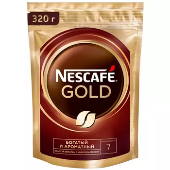 Кофе Nescafe / Нескафе Gold м/у (320 гр)
