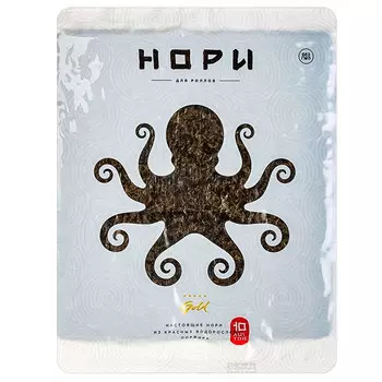 Нори Pearl River Bridge Gold из красных водорослей осьминожка 10 лисов 25 гр