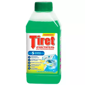 Очиститель Tiret для стиральных машин Свежесть лимона 250 мл