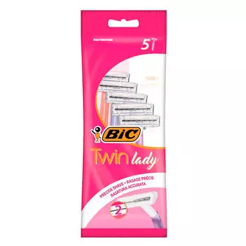 Одноразовые станки Bic Twin Lady Sensitive 5 шт.