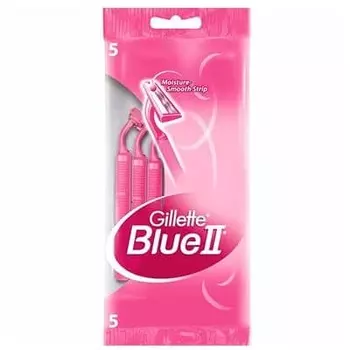 Одноразовые станки Gillette Blue II 5 шт.