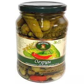 Огурцы маринованные 6-9 см Юнона 700 гр