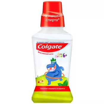 Ополаскиватель Colgate детский 6+ вкус нежной мяты 250 мл
