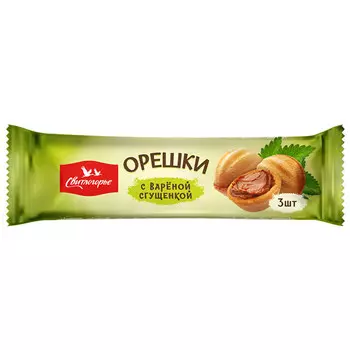 Орешки Свитлогорье с вареной сгущенкой БЗМЖ 60 гр