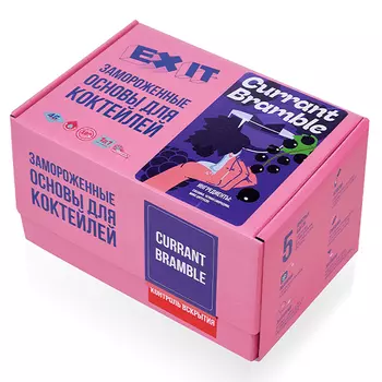 Основы фруктовые для коктейлей EX IT Currant Bramble замороженные 6 шт.