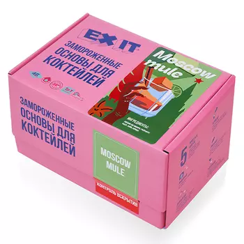 Основы фруктовые для коктейлей EX IT Moscow Mule замороженные 6 шт.