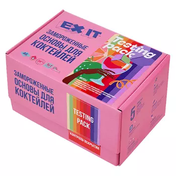 Основы фруктовые для коктейлей EX IT Testing pack замороженные 10 шт.