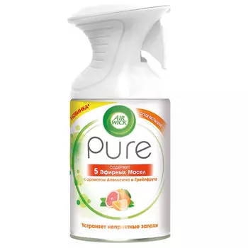 Освежитель воздуха курок AirWick Pure Апельсин и Грейпфрут 250 мл