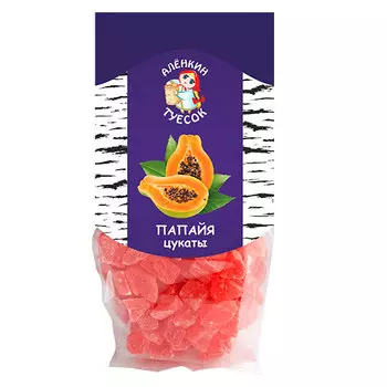 Папайя цукаты Аленкин Туесок 150 гр