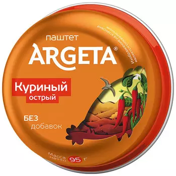 Паштет Argeta куриный острый 95 гр
