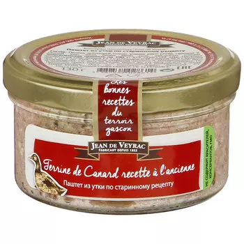 Паштет Jean de Veyrac из утки по старинному рецепту 130 гр