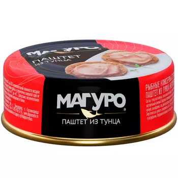 Паштет Магуро из тунца желтоперого и полосатого 90 гр