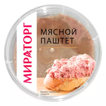 Паштет Мираторг мясной по-домашнему 130 гр