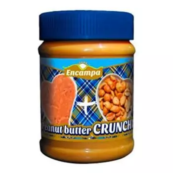 Паста арахисовая Кранчи Encampa с кусочками арахиса 340 гр