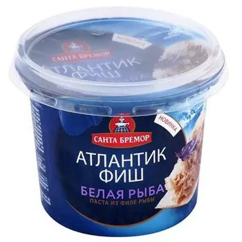 Паста из филе рыбы Санта Бремор Атлантик Фиш Белая рыба 140 гр