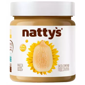 Паста из семечек подсолнуха Nattys Sunny 525 гр