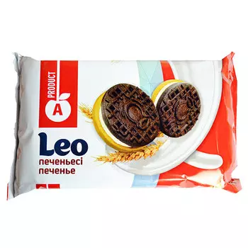 Печенье A-Produkt Лео с молочным кремом 390 гр