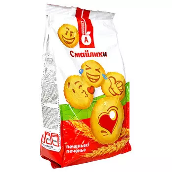 Печенье A-Produkt Смайлики 300 гр