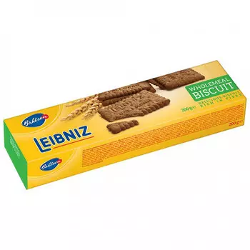 Печенье Bahlsen Leibniz Хрустящее цельнозерновое 200 гр