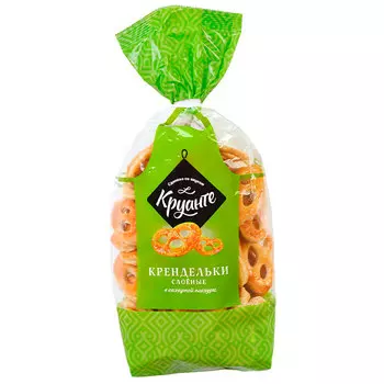Печенье Круанте Крендельки слоеные в сахарной глазури 350 гр