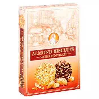 Печенье миндальное Santa Bakery с шоколадом 150 гр