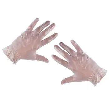 Перчатки виниловые Klever размер S 100 шт. в уп.